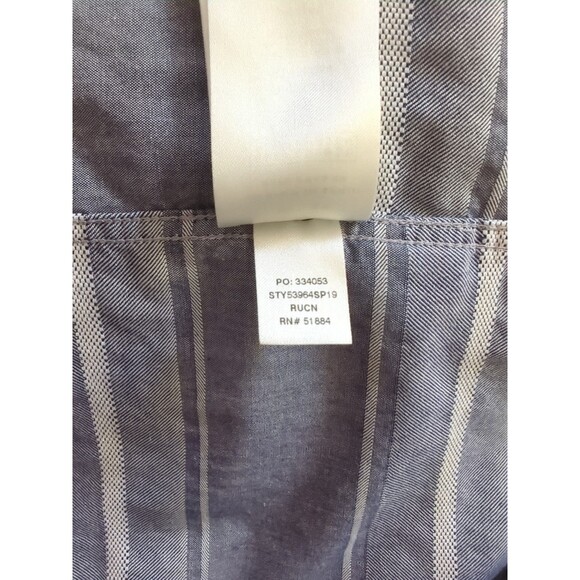 Patagonia Fezzman ? Men's Striped Short Sleeve Button Up Shirt Size 2XL Gray - Picture 9 of 9